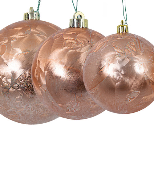 Rose Gold/Pink Marble Ornaments