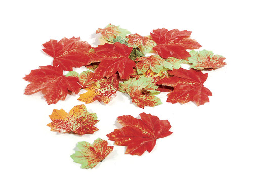 P-4160 
Bag of 24 Multi-Fall Silverleaf Maple Leaves
6 Large Leaves, 6 Medium Leaves, 12 Small Leaves