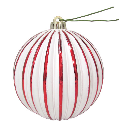 J-210612 - 6" Whitewashed/Reflective Red
