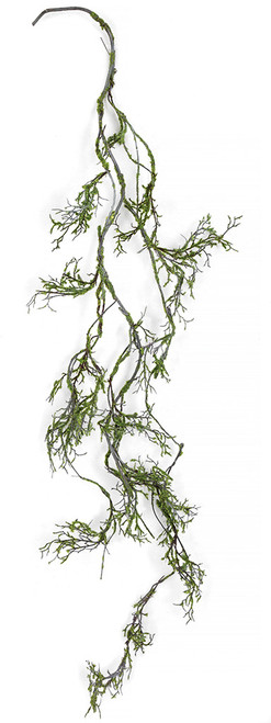 A-197472 - 4.5' Green Moss Twig Garland A-197472 - 4.5' Green Moss Twig Garland