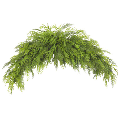 48" Natural Touch Cypress Swag
