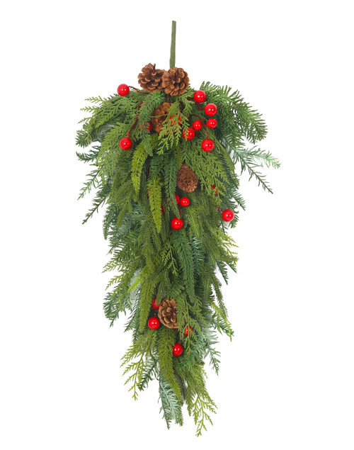 A-260320 - Limited UV Protection
32" Natural Touch Mixed Cedar/Fir/Pine Teardrop