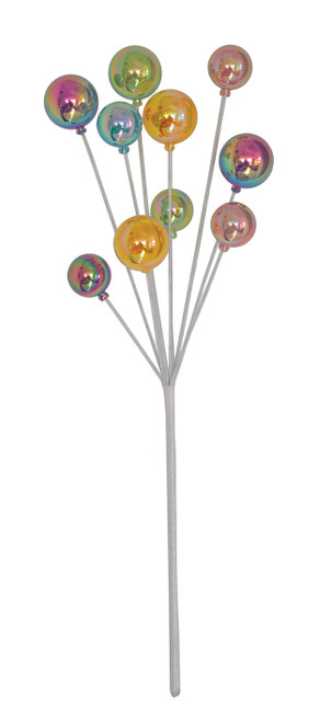 A-261030 - 24" Multi-Iridescent Ball Spray x 10