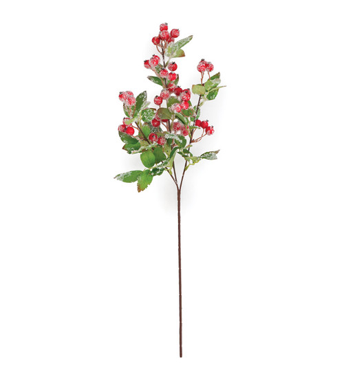 Pf-260140  - Snowy Red Berry Spray