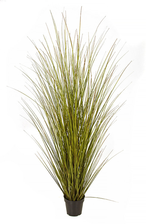 60 Inch Mixed Green/Yellow PVC Onion Grass Bush | Autograph Foliages