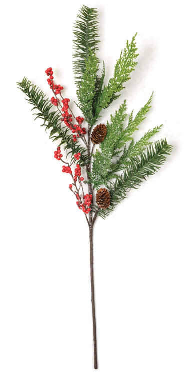 Whole artificial evergreen branches Can Make Any Space Beautiful