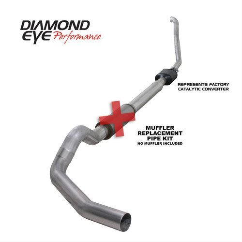 7.3 OBS Diamond Eye Exhaust 5 Inch No Muffler