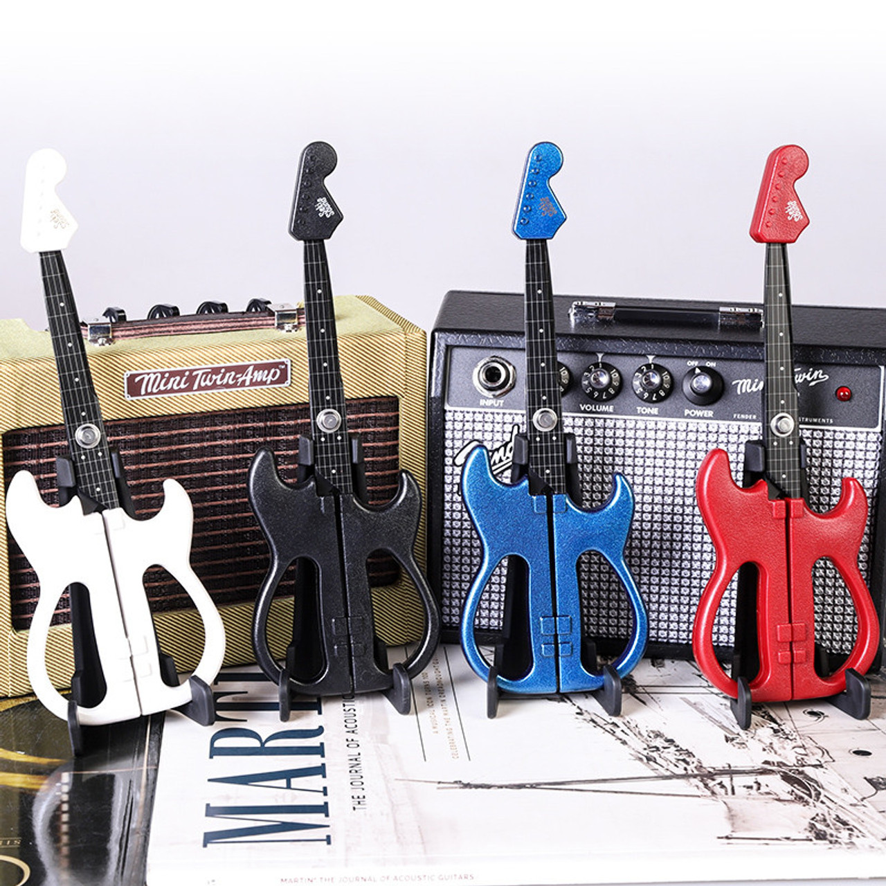 ギター senryo1365 Seki Sound Guitar Scissors with Stand for Display, Made in