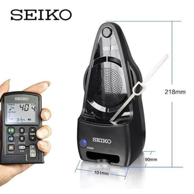 鍵盤楽器 SEIKO EPM5000 EPAD5000 Seiko EPM5000 Quartz E-Pendulum Metronome BLACK