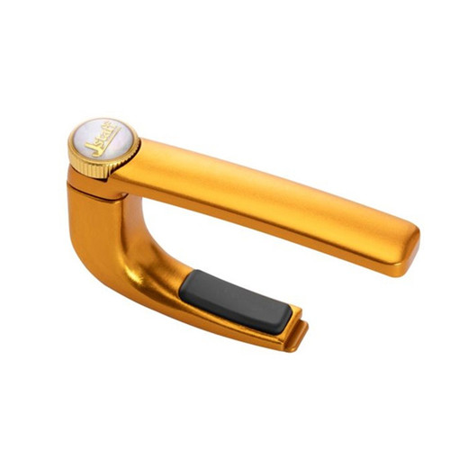 Jstaff J1 Cartridge Capo for Acoustic and Classical Guitar – Aluminum Compact Design Yellow