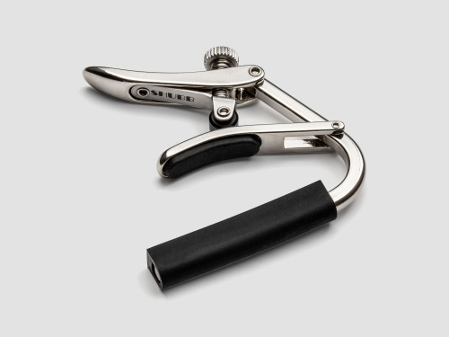 Shubb Standard Capo C1 – Polished Nickel for Steel-String Guitar