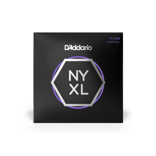 D'Addario NYXL1149 Nickel Wound Electric Guitar Strings Medium Gauge (11-49) – Superior Strength and Enhanced Midrange Presence