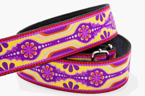 RightOn! Standard Plus Laurel Guitar Strap Purple