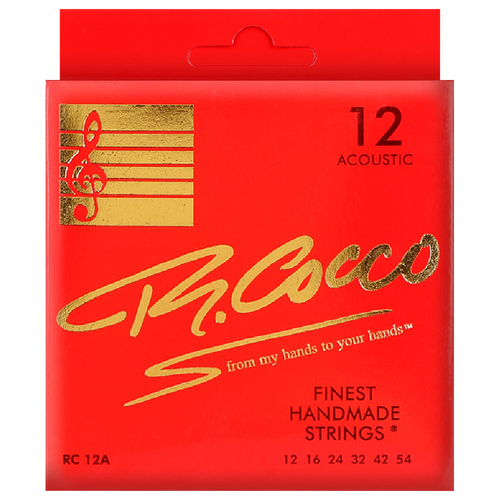 R. Cocco RC12A Handmade Acoustic Guitar Strings 12-54