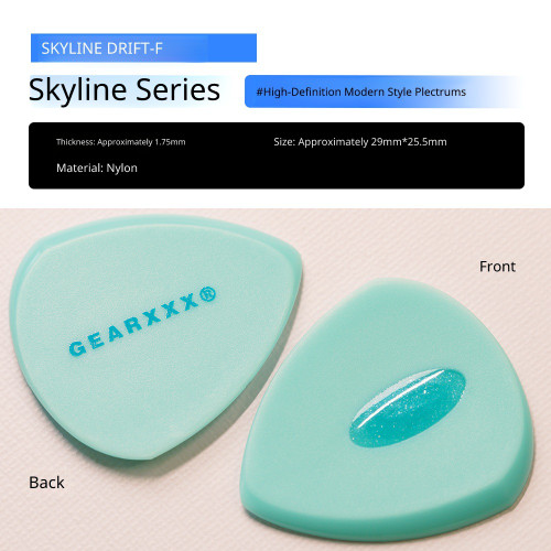 GearXXX Skyline Series DRIFT-F Pick – 1.75mm Nylon Modern