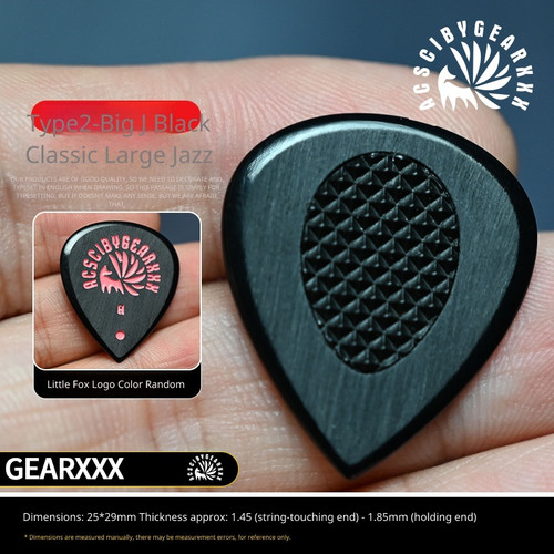 GearXXX FOX Nine-Tails Type 2 Big-J Carbon PEEK Guitar Pick