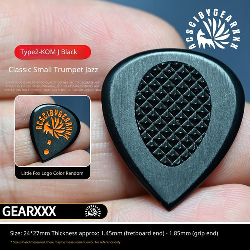 GearXXX FOX Nine-Tails Type 2 KOMJ Carbon PEEK Guitar Pick