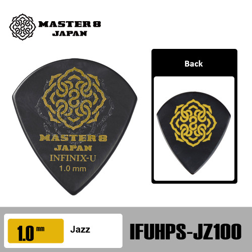 MASTER 8 INFINIX-U Hard Polish Series Jazz Pick 1.00 mm