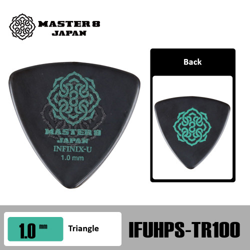 MASTER 8 INFINIX-U Hard Polish Series Triangle Pick 1.00 mm