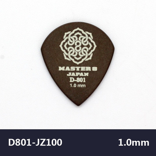MASTER 8 JAPAN D-801 Jazz Type 1.0mm Guitar Pick – Brown