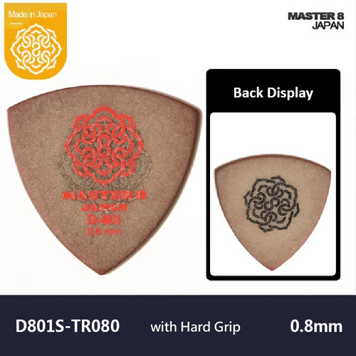 Guitar Picks - Master 8 Japan - D-801 Hard Grip - Kizai Music