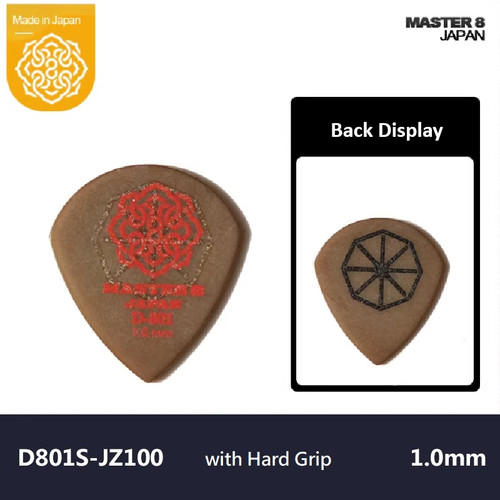 Guitar Picks - Master 8 Japan - D-801 Hard Grip - Kizai Music