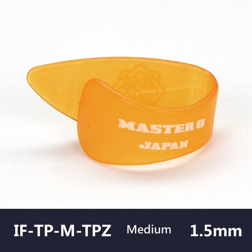 MASTER 8 JAPAN INFINIX HARD POLISH Medium Thumb Pick – Topaz Yellow