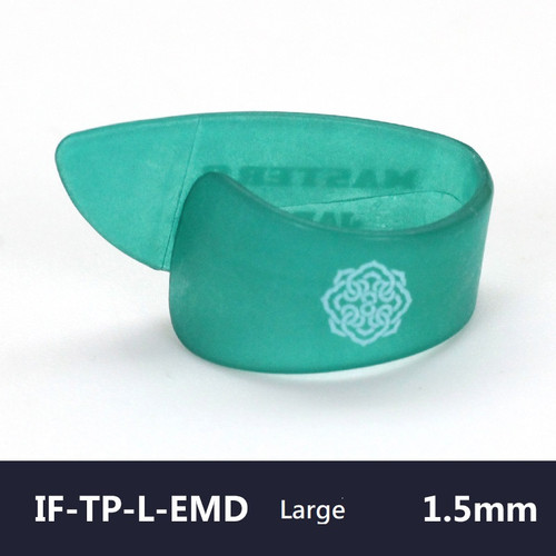 MASTER 8 JAPAN INFINIX HARD POLISH Large Thumb Pick – Emerald Green
