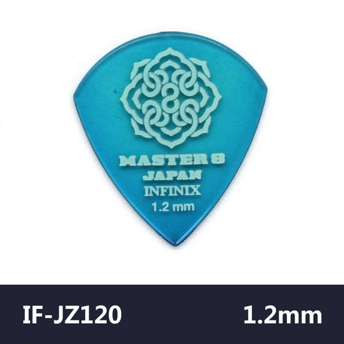MASTER 8 JAPAN INFINIX Jazz Type 1.2mm Guitar Pick – Clear Blue