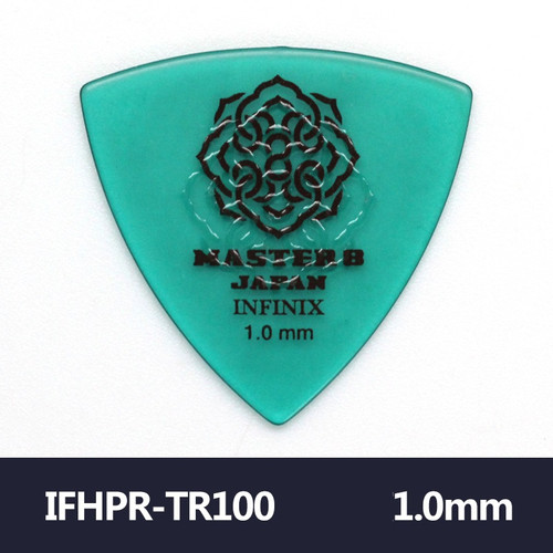 MASTER 8 JAPAN INFINIX Hard Polish with Rubber Grip Triangle 1.0mm – Clear Green