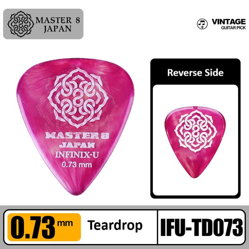 MASTER 8 JAPAN INFINIX‑U Teardrop 0.73mm with Hard Grip – Purple