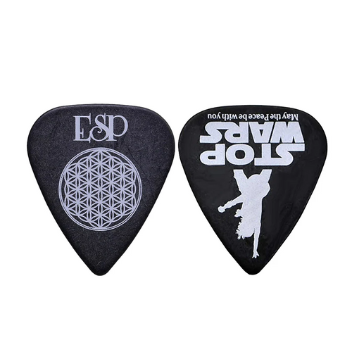 ESP SUGIZO STOP WARS Artist Signature Guitar Pick, 0.8mm, 1 Piece