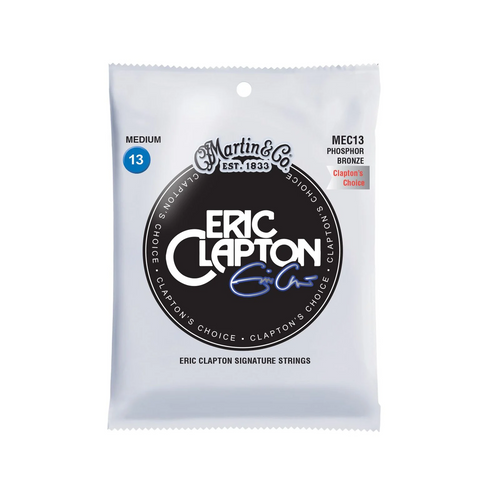 Martin MEC13 Clapton’s Choice Phosphor Bronze Acoustic Guitar Strings Medium 13–56