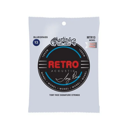 Martin Retro MTR13 Tony Rice Monel Acoustic Guitar Strings Bluegrass 13-56