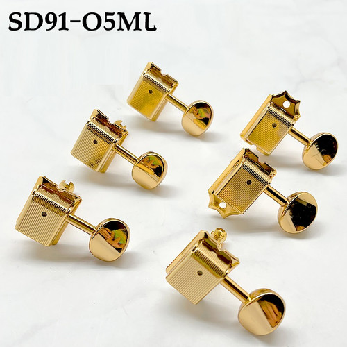 Gotoh SD91-05M Vintage Guitar Tuning Machines 6-In-Line (L6) — Gold