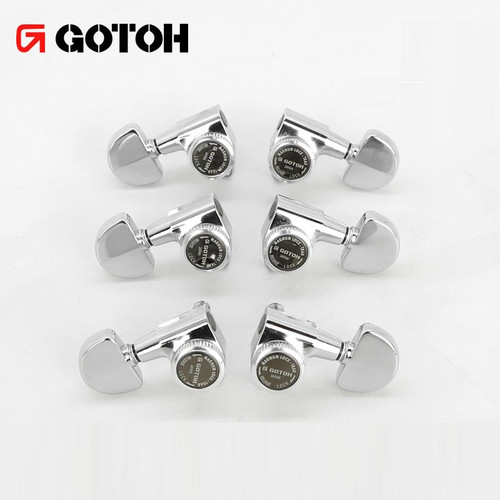 Gotoh SG301-20 MG-T Magnum Lock Guitar Tuning Machines 3Lx3R Set — Chrome