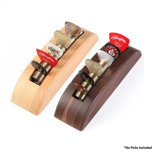 PYLON Rosewood + Black Walnut Spring Guitar Pick Holder (2-Pack)