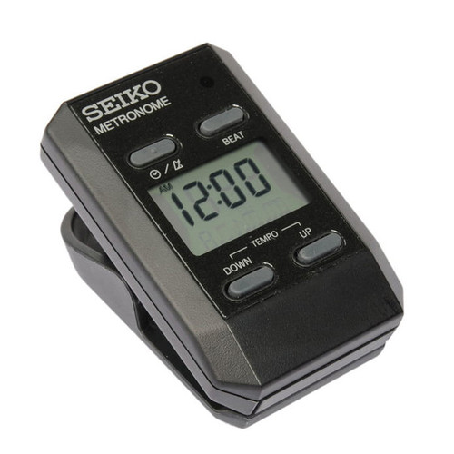 Seiko DM51 Black Clip-on Digital Metronome