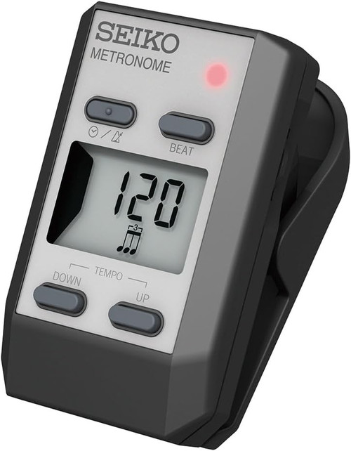 Seiko DM51 Silver Clip-on Digital Metronome