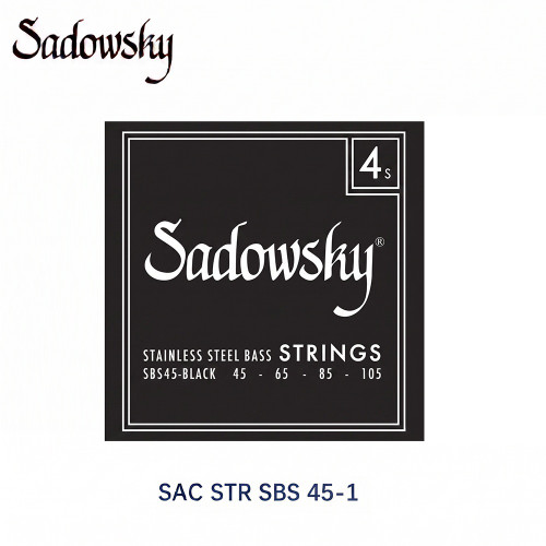 Sadowsky Black Label SBS 45-1 Electric Bass Strings - Stainless 4-String .045-.105 Long Scale