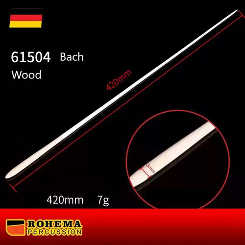 Rohema Bach Conductor Baton - German Hornbeam, 420mm