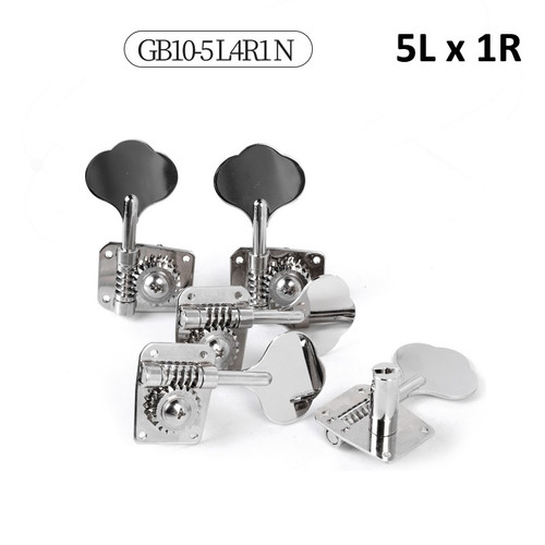 Gotoh GB10 Vintage Open-Gear Bass Tuning Machines L4+R1 - Nickel