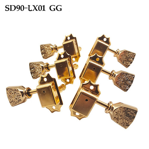 Gotoh SD90-LX01 Luxury Vintage Guiar Tuning Machines L3+R3 - Gold