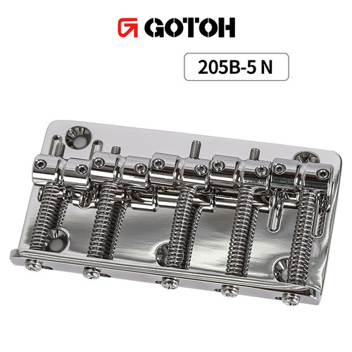 Gotoh 205B-5 5-String Bass Bridge - Nickel