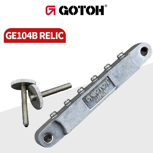 Gotoh GE104B ABR-1 Vintage Tune-O-Matic Bridge Aged/Relic (GE104B)