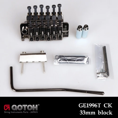 Gotoh GE1996T Double-Locking Tremolo 33mm Block - Cosmo Black