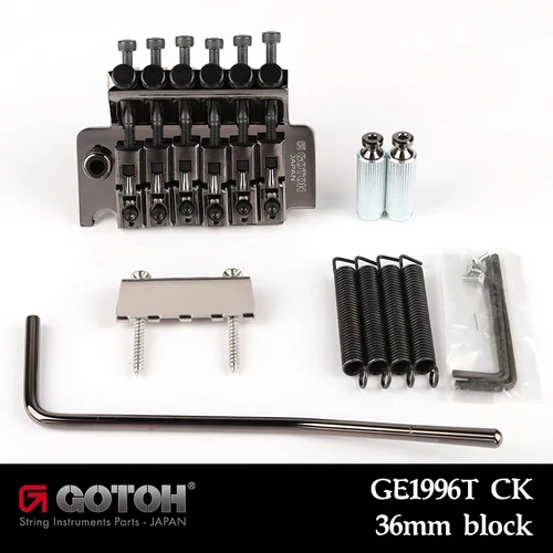 Gotoh GE1996T Double-Locking Tremolo 36mm Block - Cosmo Black