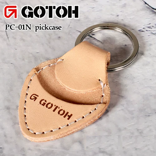 Gotoh PC-01N Leather Keyring Guitar Pick Holder (PC-01N)
