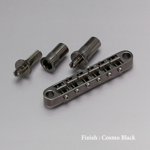 Gotoh Ti103B-T Titanium Tune-O-Matic Bridge - Cosmo Black