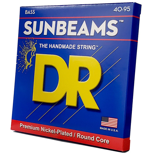 DR Strings NLLR-40 Sunbeam Nickel Plated Extra Light Bass Guitar Strings 40-95